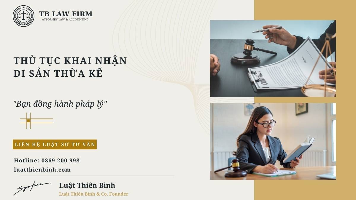 Thủ tục khai nhận di sản thừa kế mới nhất 2024 3 Thủ tục khai nhận di sản thừa kế