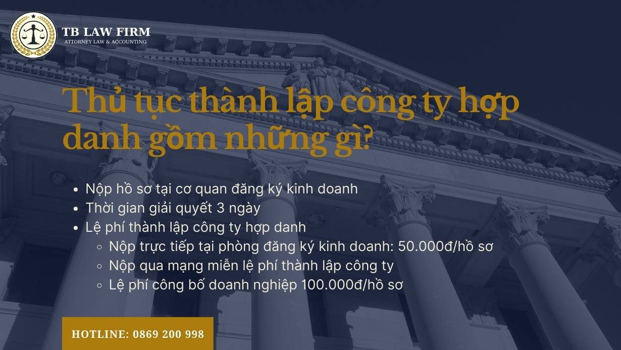 Hồ sơ, thủ tục thành lập công ty hợp danh 2024 5 Thủ tục thành lập công ty hợp danh cần những gì?